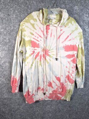 Mododoc Tie Dye Hoodie XL Women’s Oversized Boho Y2K Sweatshirt